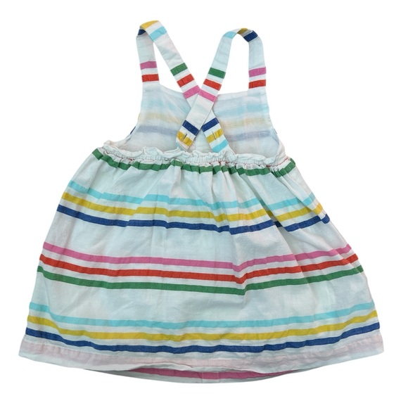 Baby Boden Stripe Pinafore Dress Baby Girl Size 9-12 months - Picture 3 of 7